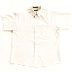 𝅺3/$20 Puritan White Button-Up Dress Shirt